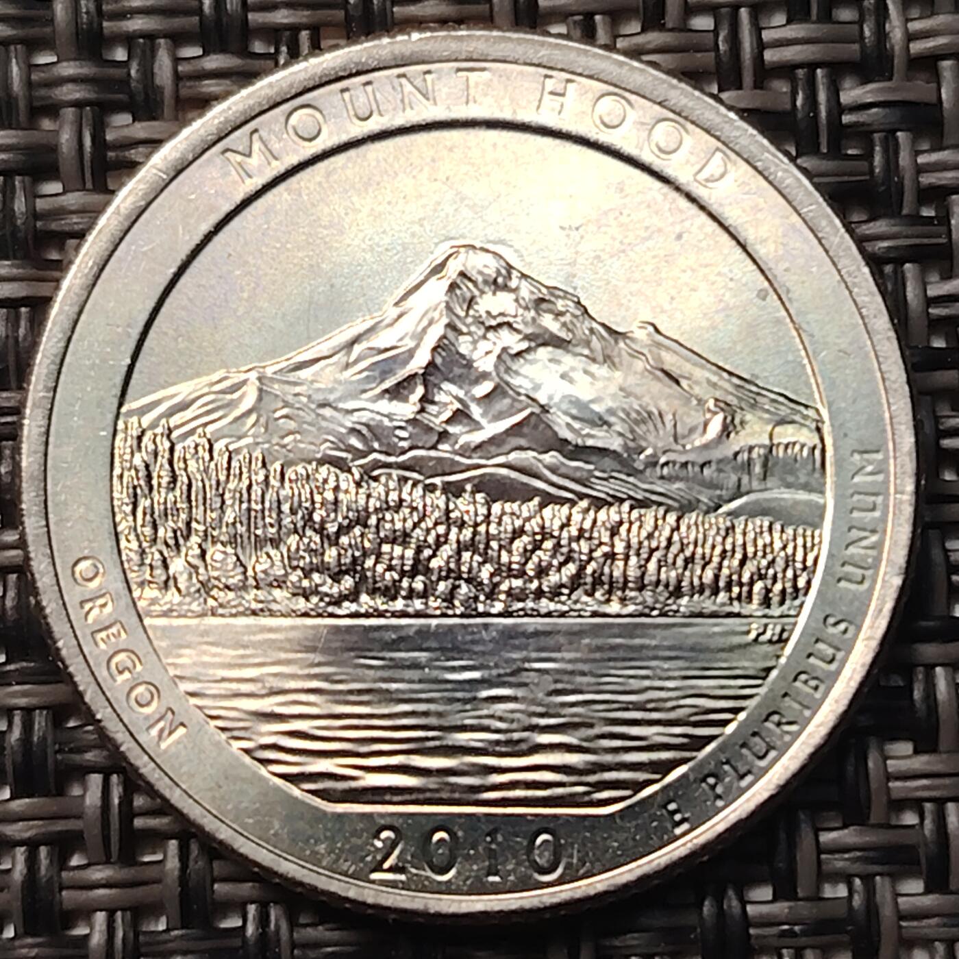 布加迪🐬～世界钱币(上海)🌾第 258 期 /  各国套币和散币 美国🇺🇸 2010年 25美分 国家公园纪念币系列5枚