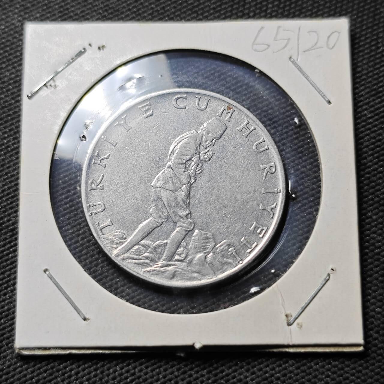 KK钱币收藏小铺  第365场  2月预留时间 周末发货  土耳其2.5里拉