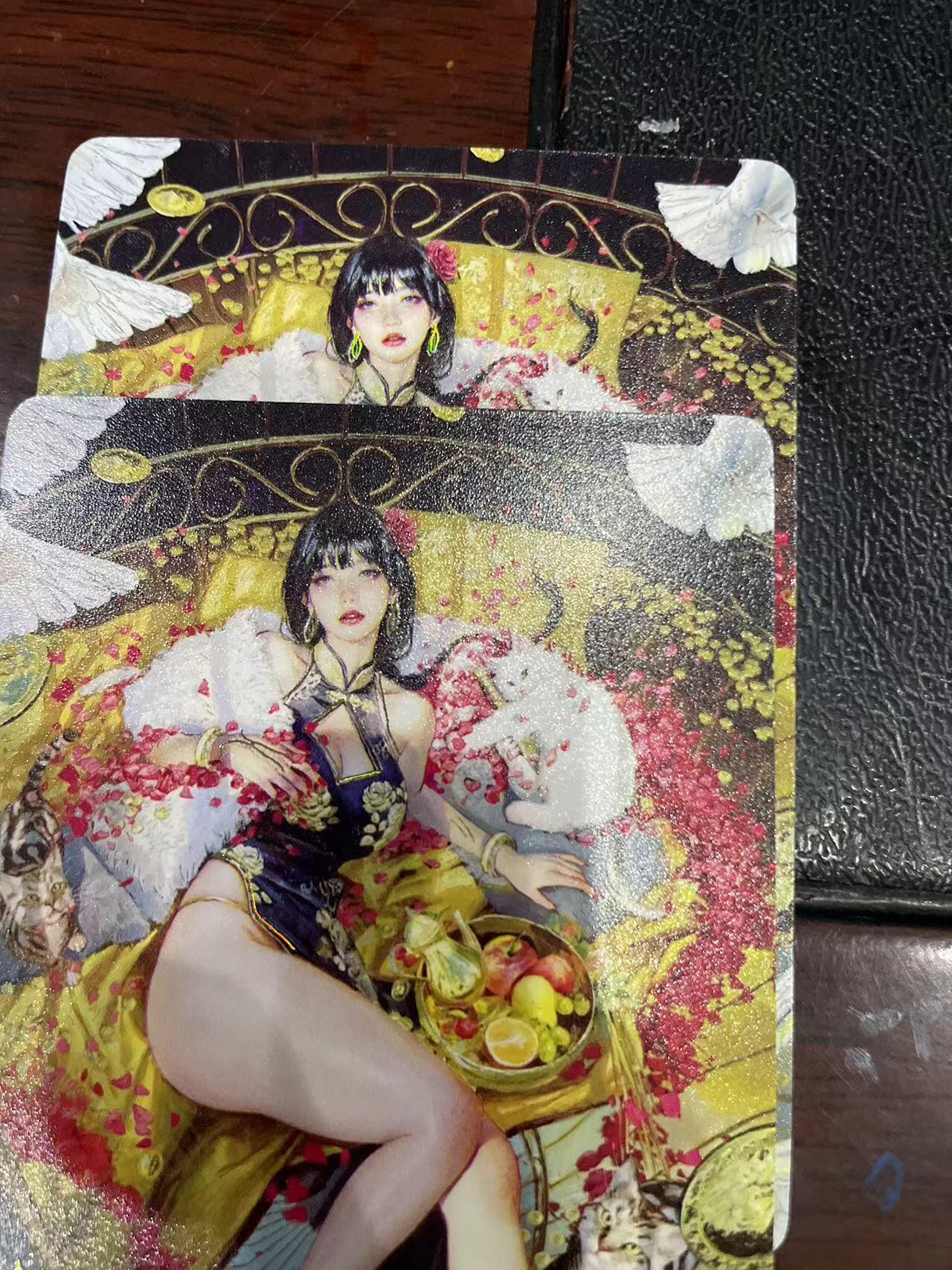 寸草不生拍卖会 第十三期 （ 持续收拍中） 燎原卡牌 ST-Brush 老师 刷子老师作品 幻彩双服饰 -李瓶儿