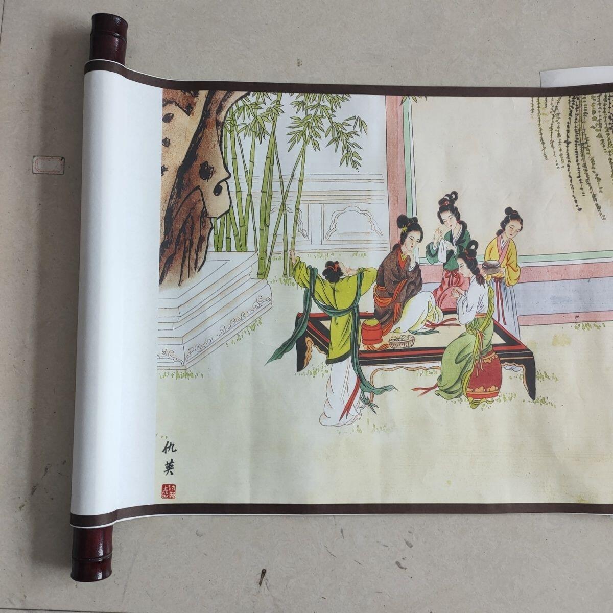 听雨轩（19）仿古装饰画专场 仇英 百美图  （仿古装饰画 ）