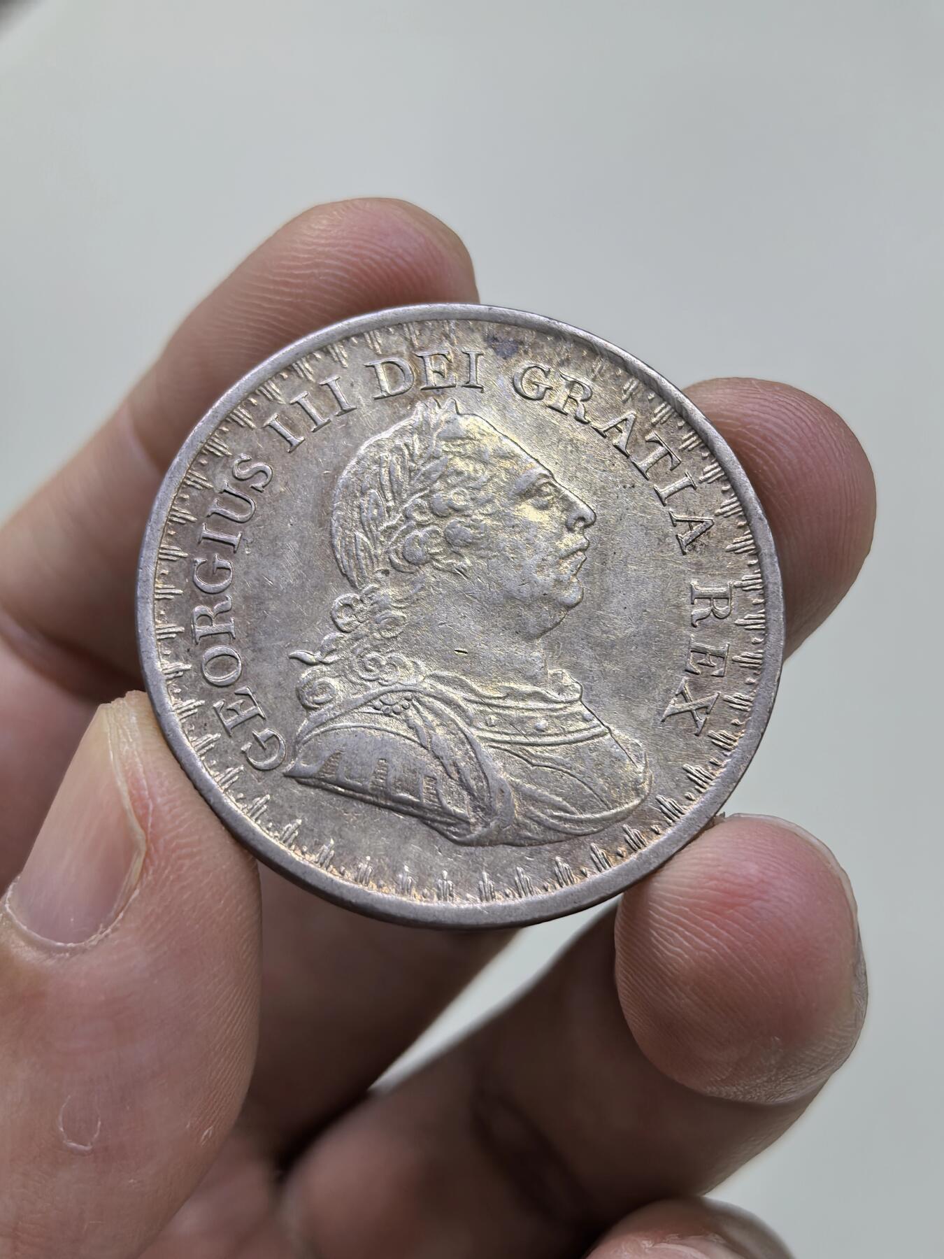 博洋堂“物美丰成”11月精品专场暨第145期（全场包邮） 英国1811年乔治三世英格兰银行3先令银币