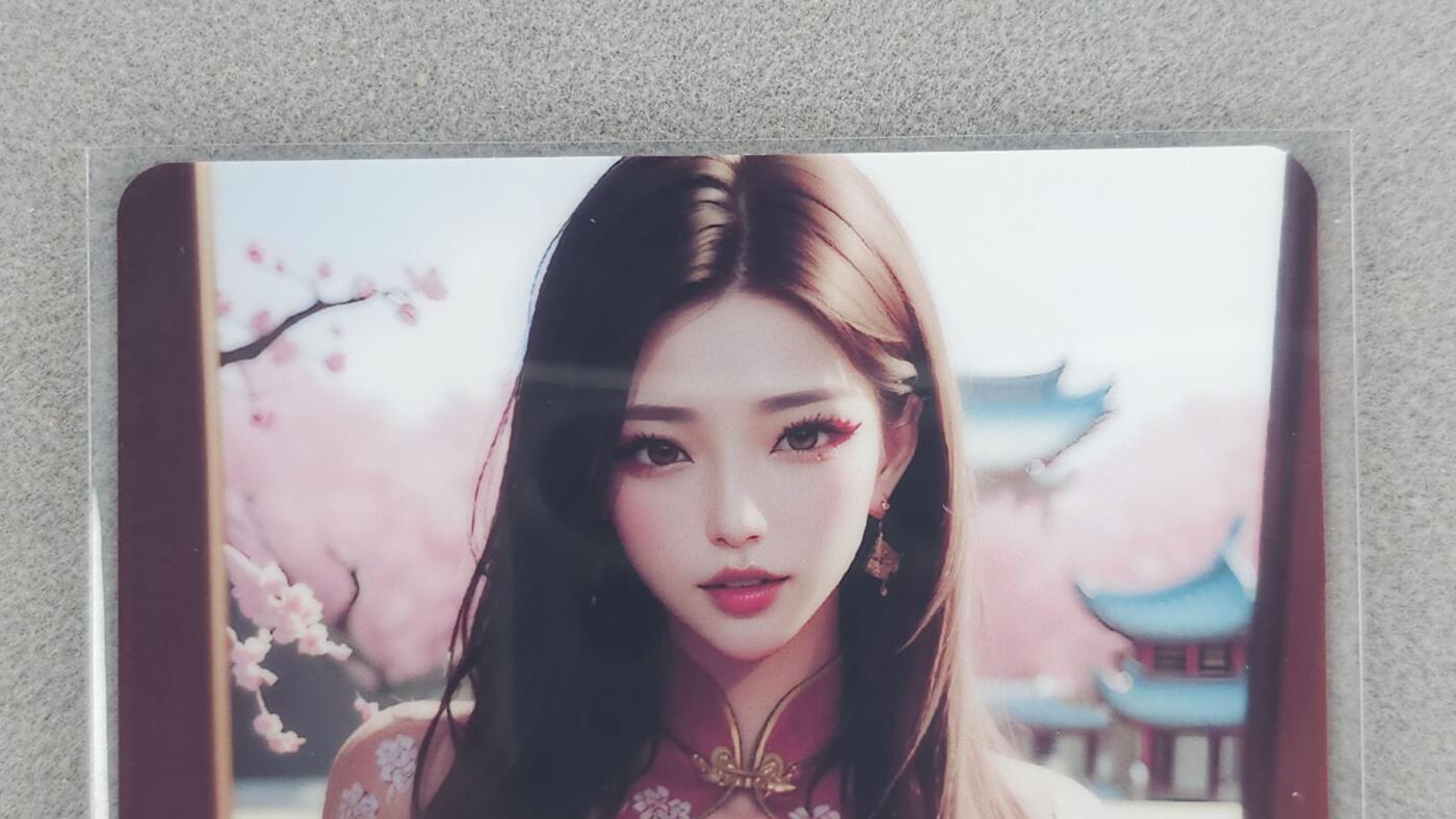 龙虎卡牌第六二场 百里霸场 （无佣金，周六结拍，欢迎送拍） 普卡 艺术甄选 国风旗袍女（正反面）