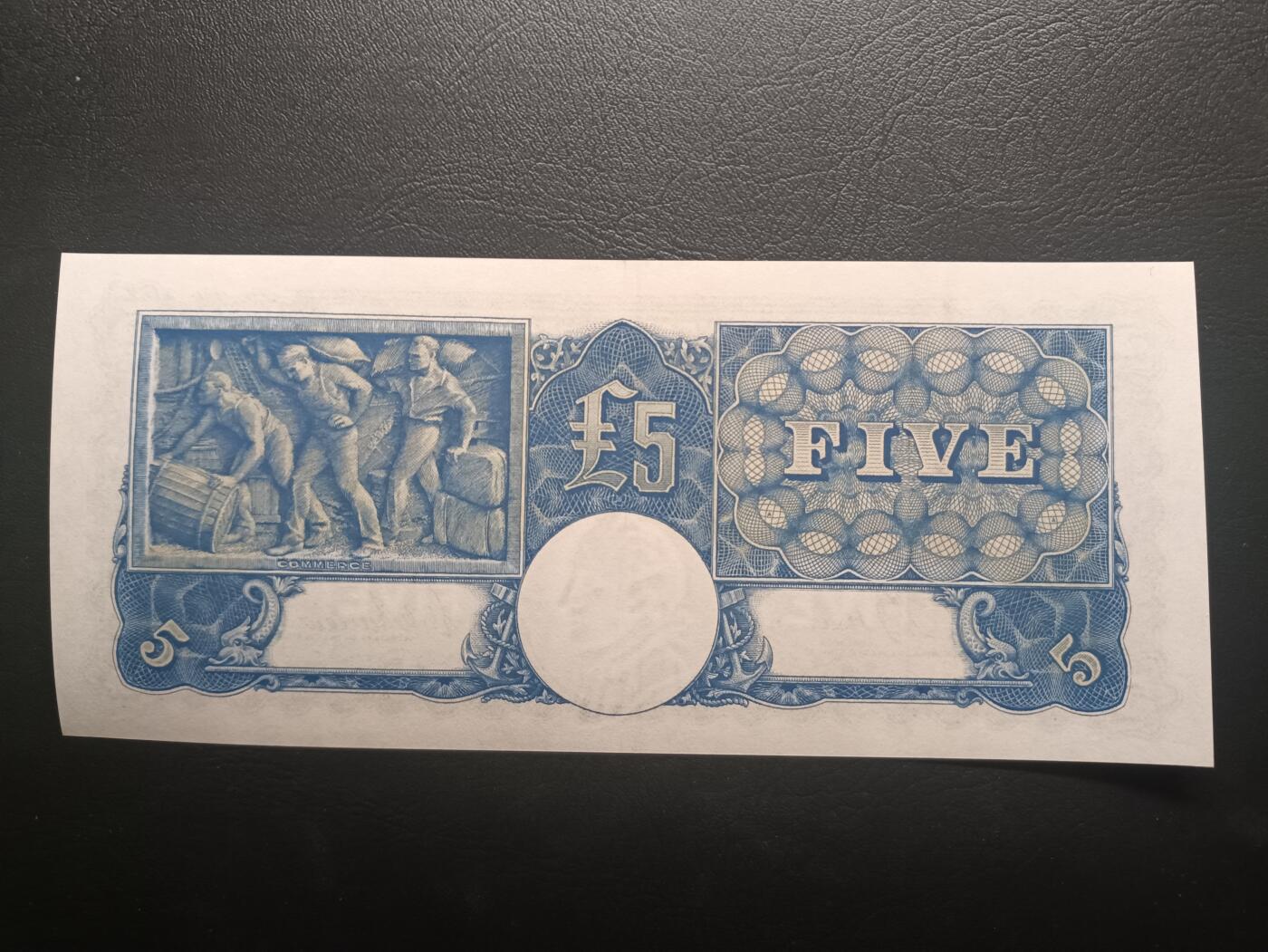 2025十一月第二期，总第200期 澳大利亚1949版5镑UNC-，乔治六世国王和搬运工浮雕，少见中高面值