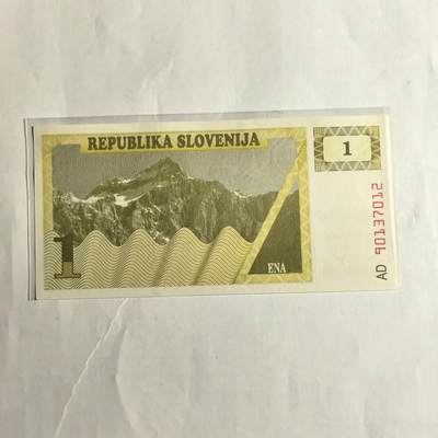 各国外币第98期 大部分全新 - 斯洛文尼亚1特拉全新