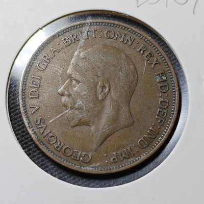 KK钱币收藏小铺  第365场  2月预留时间 周末发货 -  1936英国1便士铜币