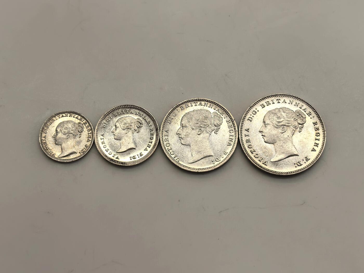 博洋堂“物美丰成”11月精品专场暨第145期（全场包邮） 英国1887年维多利亚女王濯足币套装银币