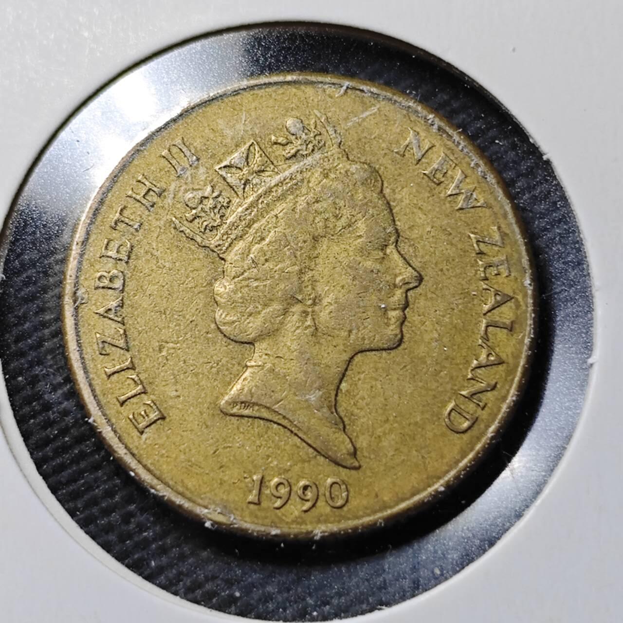 KK钱币收藏小铺  第365场  2月预留时间 周末发货  新西兰1元