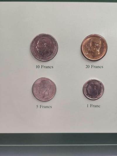 G&W世界散币，银币处理专场（第35场） - 富兰克林-卢森堡4枚套