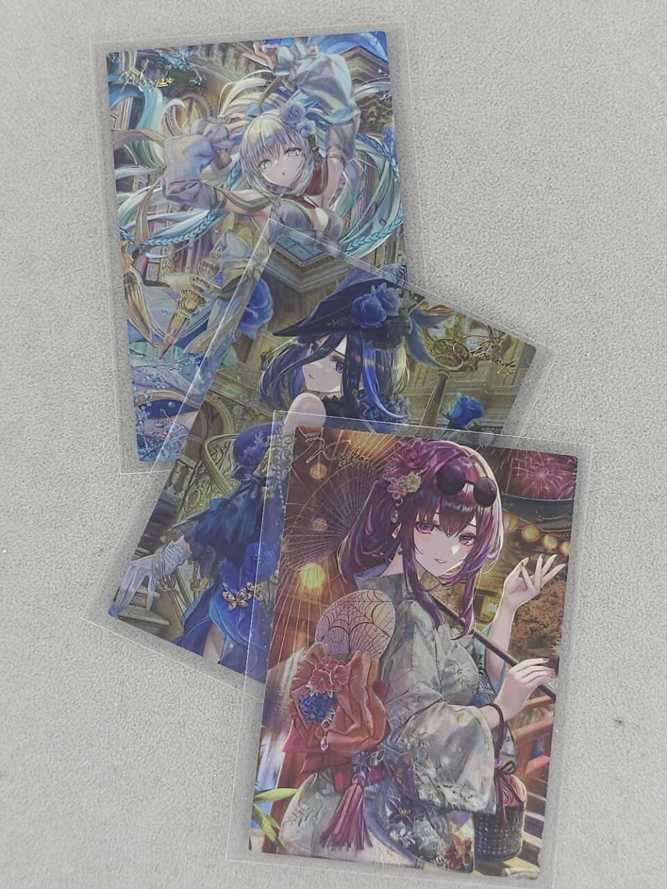 龙虎卡牌第六二场 百里霸场 （无佣金，周六结拍，欢迎送拍） 镭光3张 藏无缺 T画师-原神系列第17弹（工艺精美）