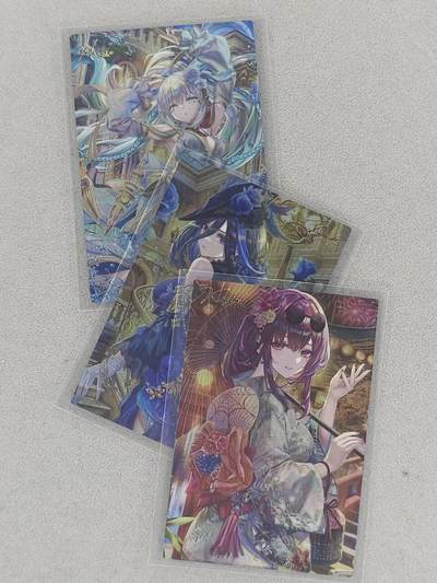 龙虎卡牌第六二场 百里霸场 （无佣金，周六结拍，欢迎送拍） - 镭光3张 藏无缺 T画师-原神系列第17弹（工艺精美）