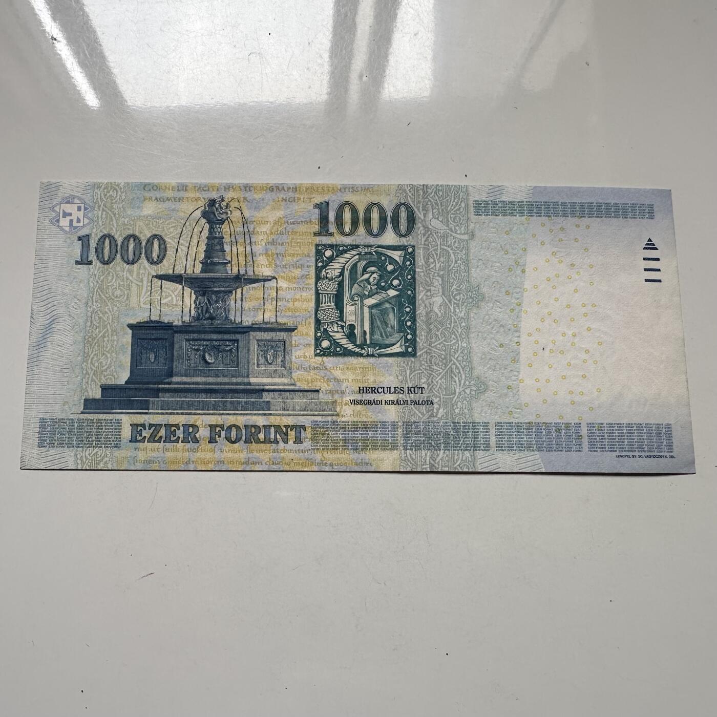 🌹外币初藏🌹🐯2025年第125场  每周二四六晚8️⃣点 接代拍 匈牙利2010年1000福林 顺子号