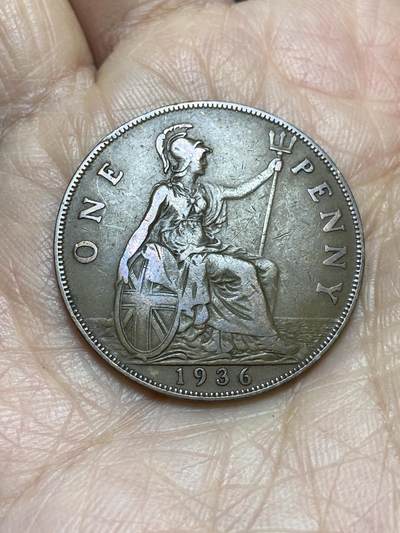 2025年第一百二十五场(总第一百五十一场）外国好品散币(免佣金) - 英国🇬🇧1936年1便士(乔治五世逝世年，第一版关门年)