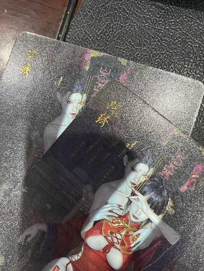 寸草不生拍卖会 第十三期 （ 持续收拍中） - 燎原卡牌 ST-Brush 老师 刷子老师作品 幻彩双服饰 -阿秀