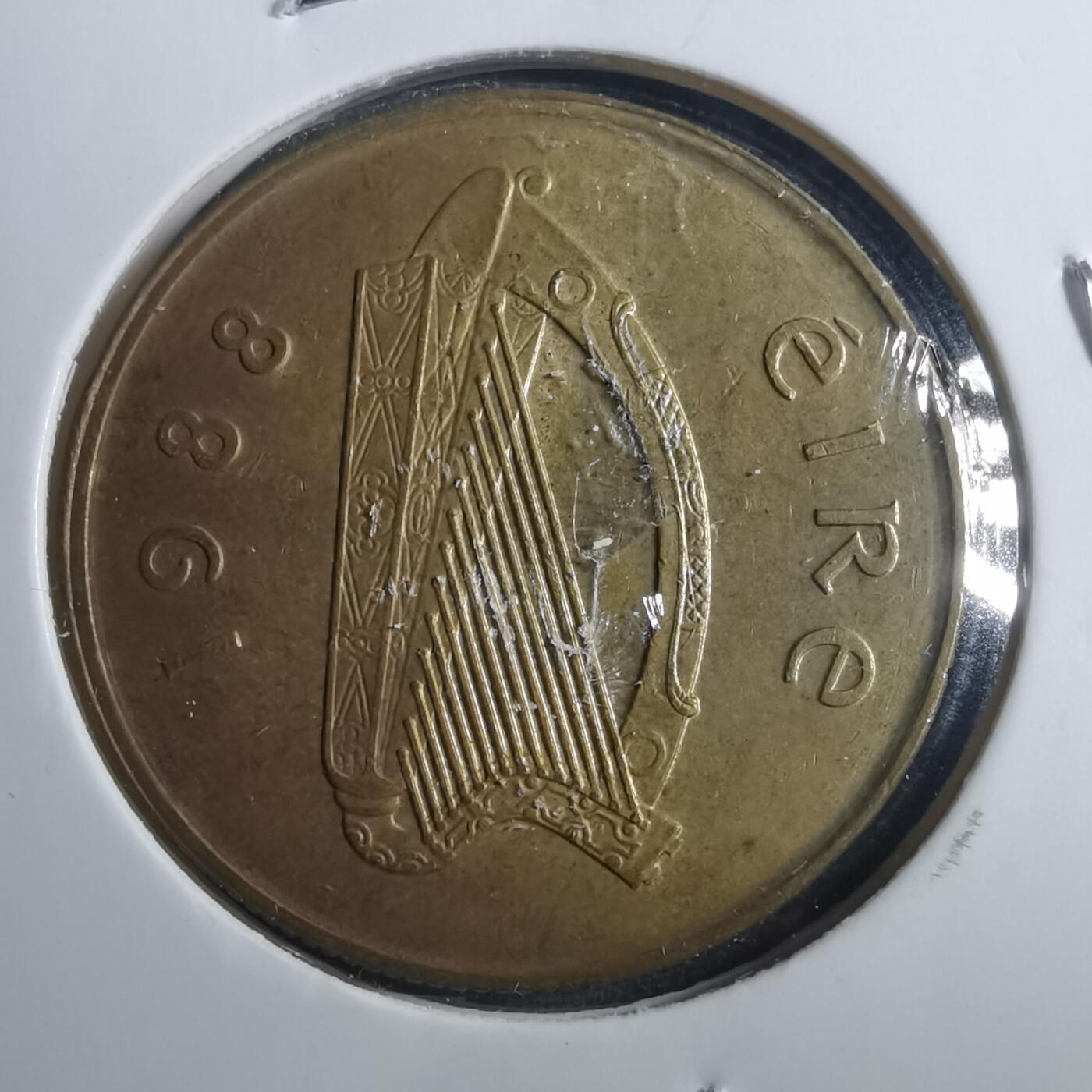 沼泽如烟--第893场 爱尔兰1988年20便士