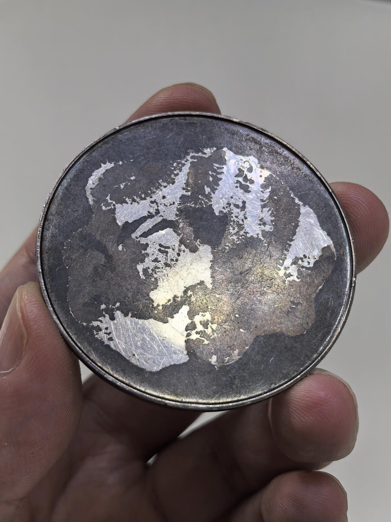 博洋堂“物美丰成”11月精品专场暨第145期（全场包邮） 19世纪比利时高浮雕单面大银章，五彩 ∮50.74mm  39.53g