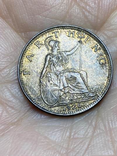 2025年第一百二十四场(总第一百五十场）外国好品散币(免佣金) - 英国🇬🇧1926年1法新(乔治五世第三版)