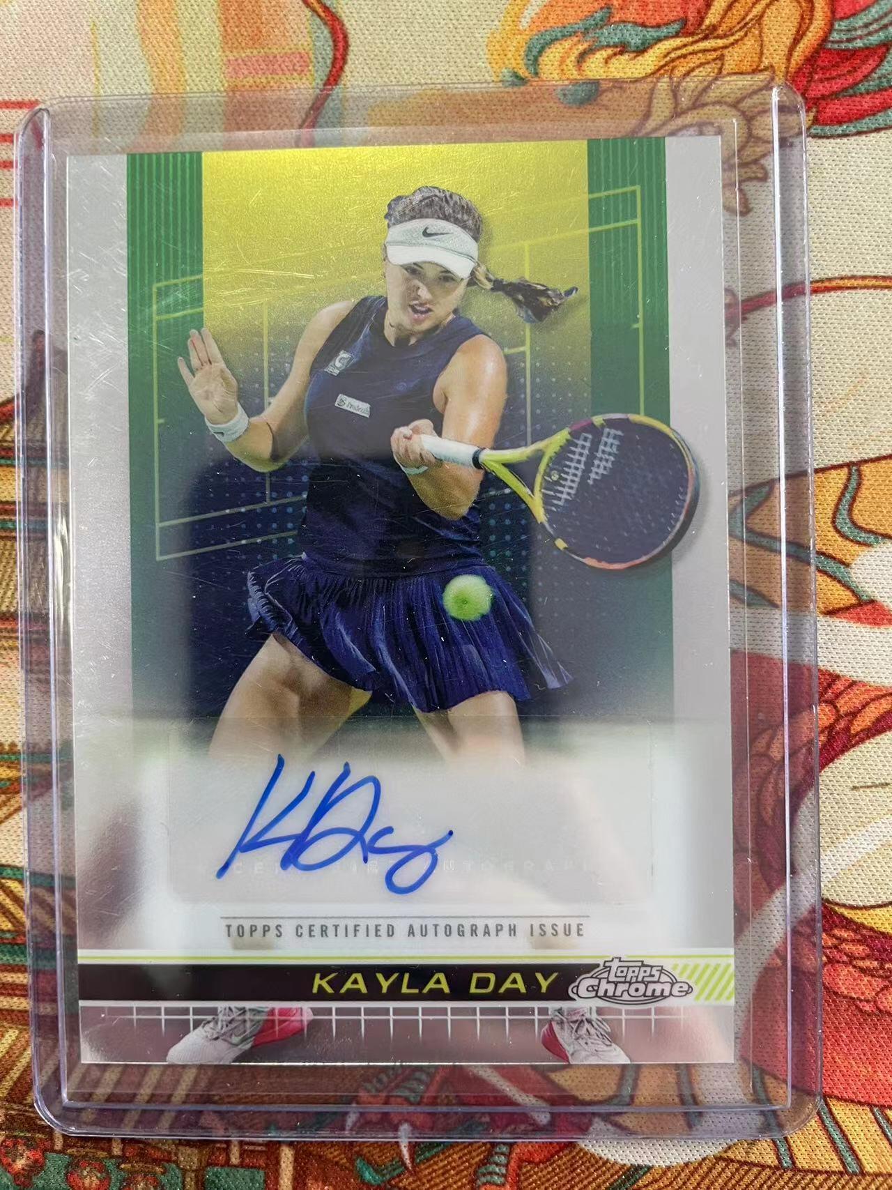 寸草不生拍卖会 第十三期 （ 持续收拍中） 【亲签】2024 topps  网球明星 KAYLA DAY 亲签