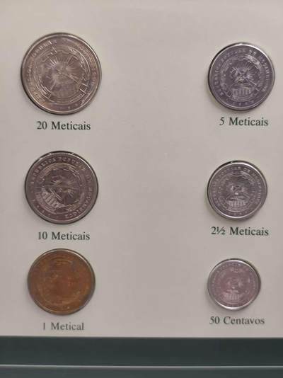 G&W世界散币，银币处理专场（第35场） - 富兰克林-莫桑比克6枚套