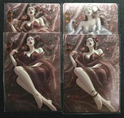 天玑星卡拍第135期《11.6周四截拍》持续收拍收评中 满赠卡需备注 - 桃花文化 张嫣 四渐变 粗闪 四张