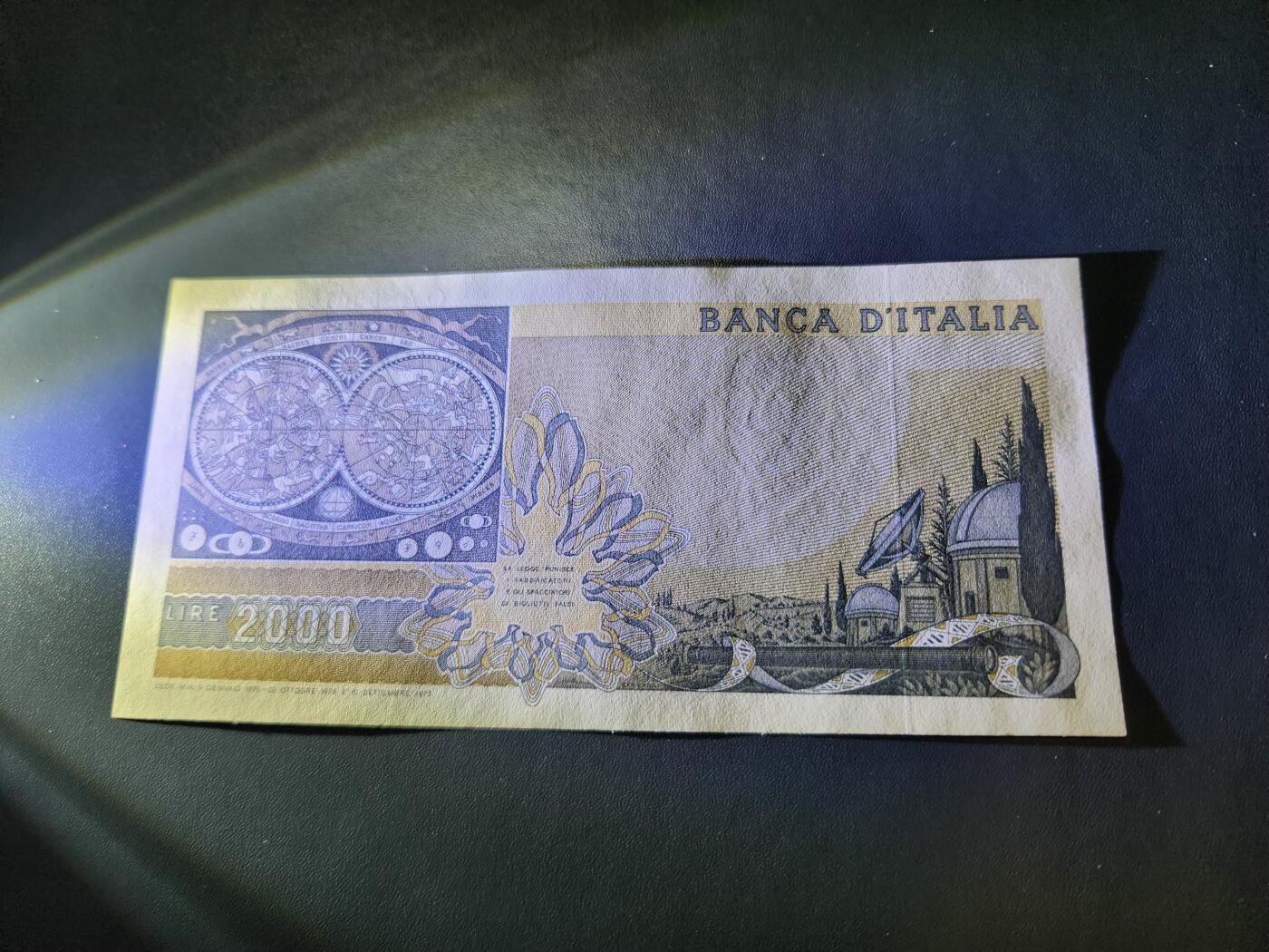 11月9号晚上8点 外国纸币自动截拍第54场 意大利极美品