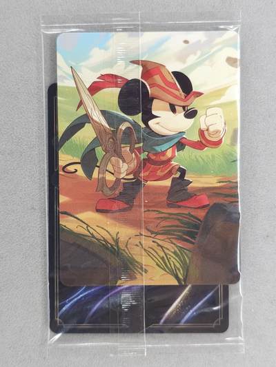 龙虎卡牌第六二场 百里霸场 （无佣金，周六结拍，欢迎送拍） - 【原膜】彩闪+普卡 迪士尼联名万达 活动卡