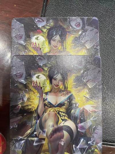 寸草不生拍卖会 第十三期 （ 持续收拍中） - 燎原卡牌 ST-Brush 老师 刷子老师作品 普卡双服饰-婴宁