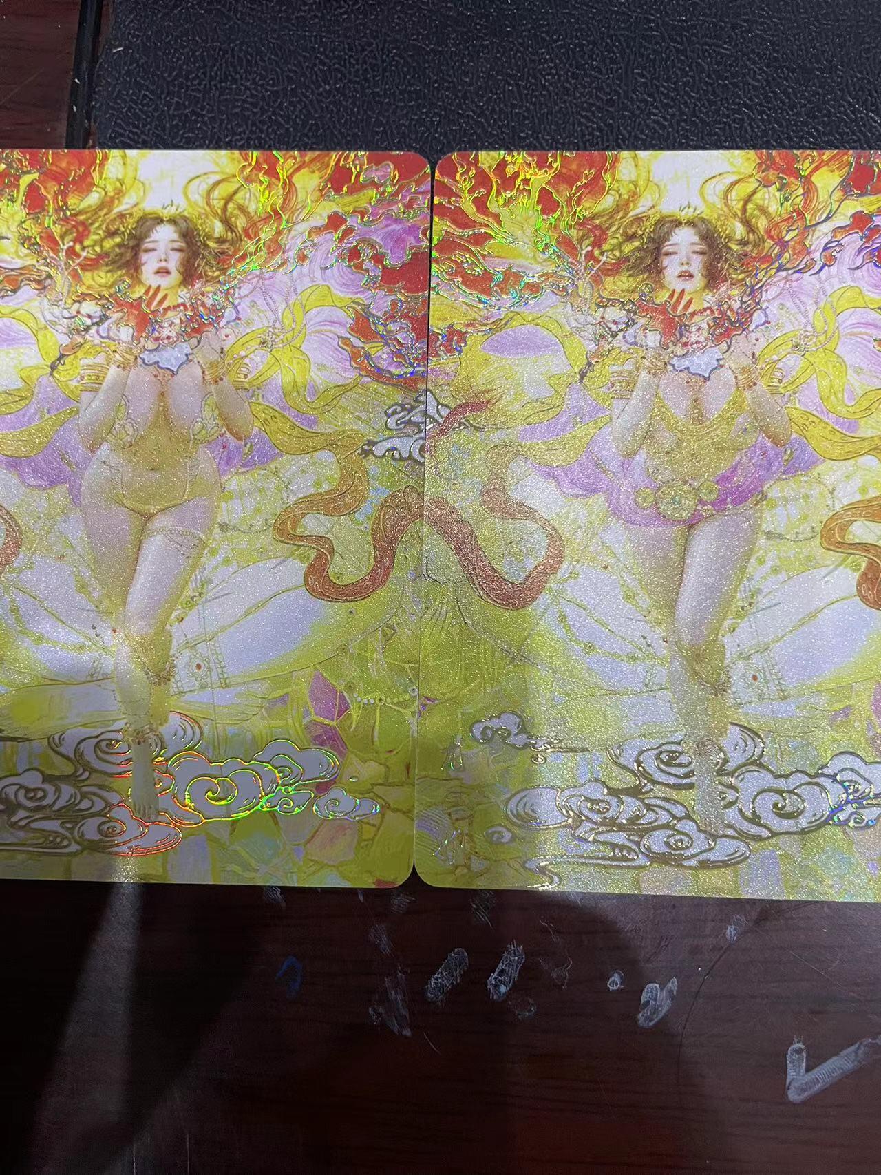 寸草不生拍卖会 第十三期 （ 持续收拍中） 燎原卡牌 ST-Brush 老师 刷子老师作品 幻彩双服饰 -尤三姐