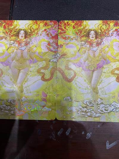 寸草不生拍卖会 第十三期 （ 持续收拍中） - 燎原卡牌 ST-Brush 老师 刷子老师作品 幻彩双服饰 -尤三姐