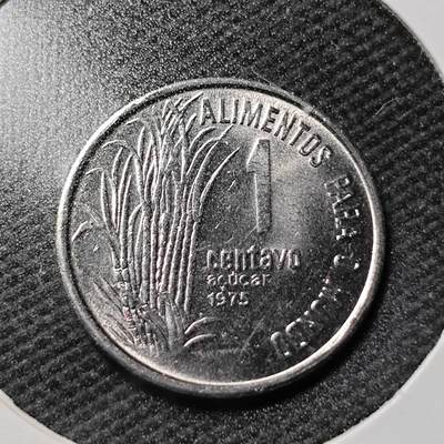 KK钱币收藏小铺  第365场  2月预留时间 周末发货 -  1975巴西1分农粮纪念币 好品