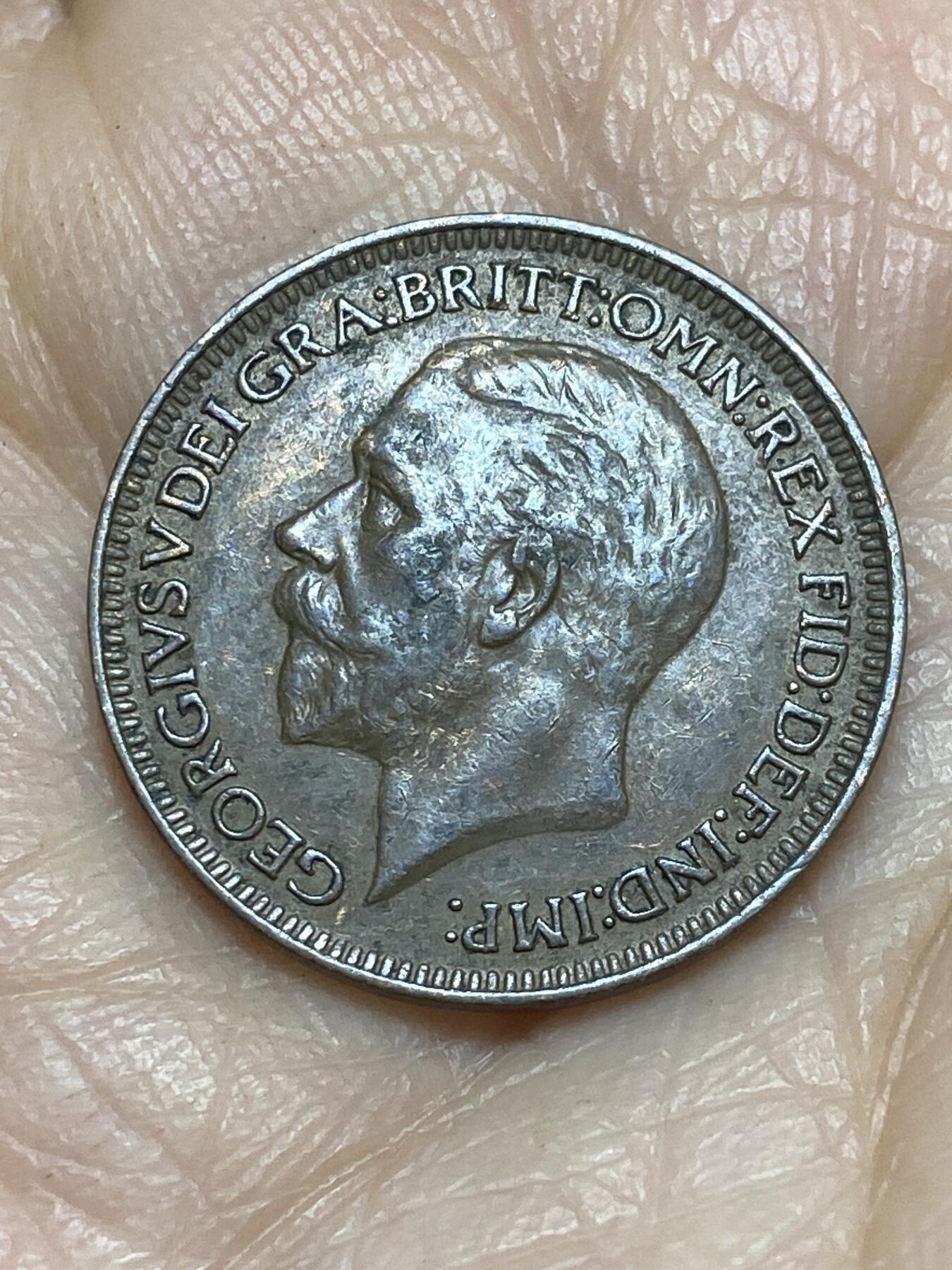 2025年第一百二十五场(总第一百五十一场）外国好品散币(免佣金) 英国🇬🇧1932年1法新(乔治五世第三版)