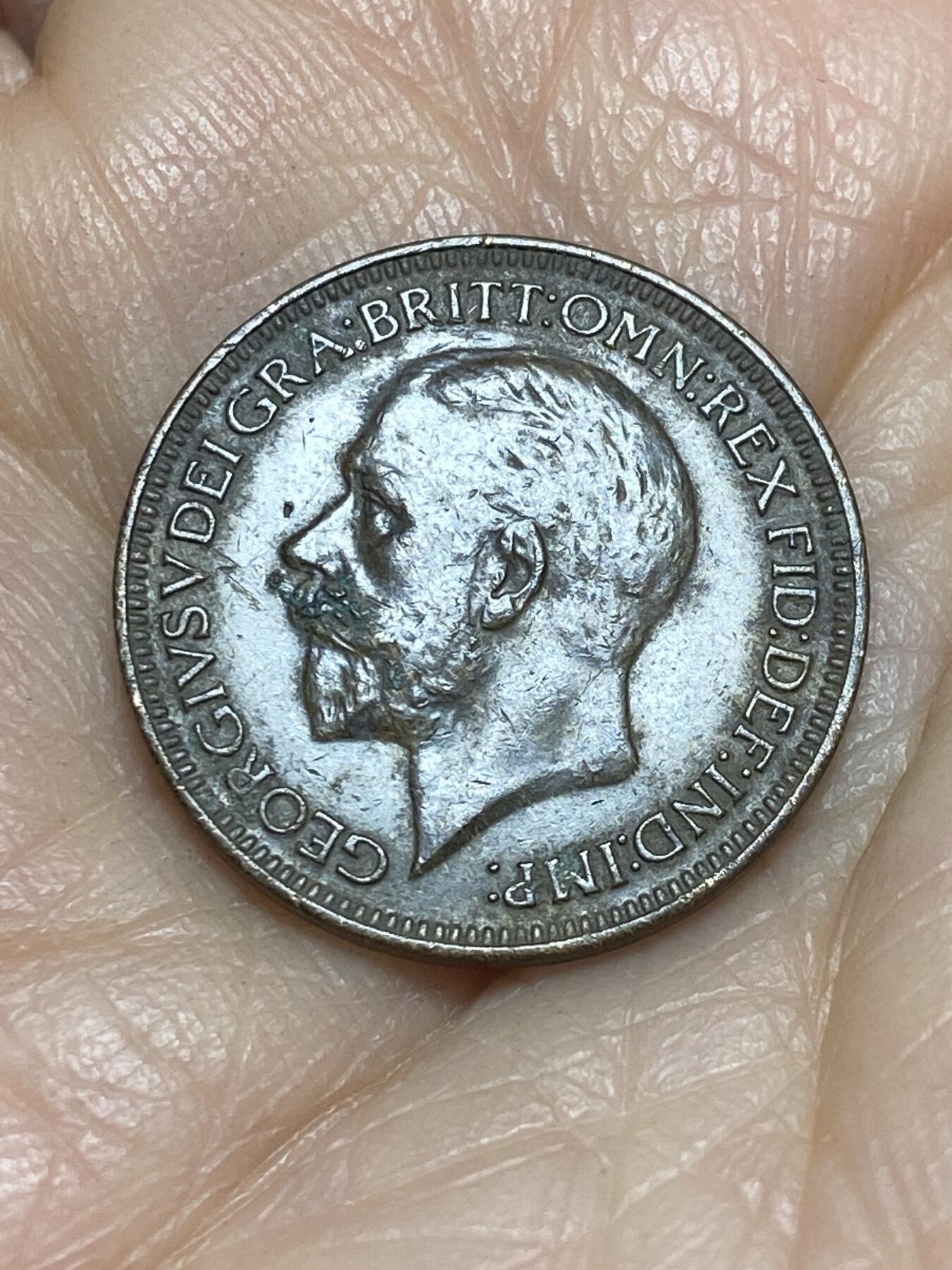 2025年第一百二十五场(总第一百五十一场）外国好品散币(免佣金) 英国🇬🇧1936年1法新(乔治五世逝世年，第三版关门年)