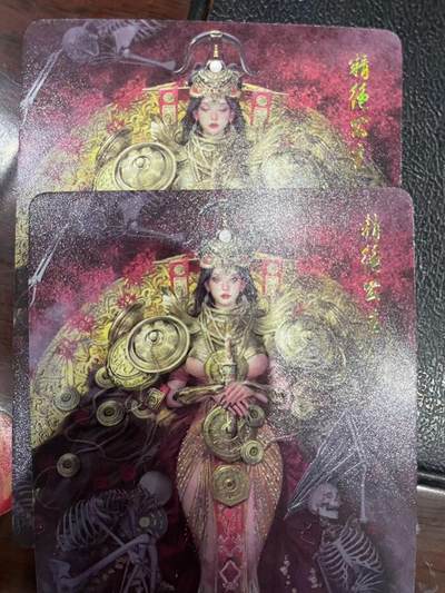 寸草不生拍卖会 第十三期 （ 持续收拍中） - 燎原卡牌 ST-Brush 老师 刷子老师作品 普卡双服饰-精绝公主