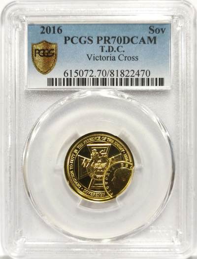 博洋堂“物美丰成”11月精品专场暨第145期（全场包邮） - PCGS PR70DCAM 英国2016年伊丽莎白女王8克金币冠军分，带盒证