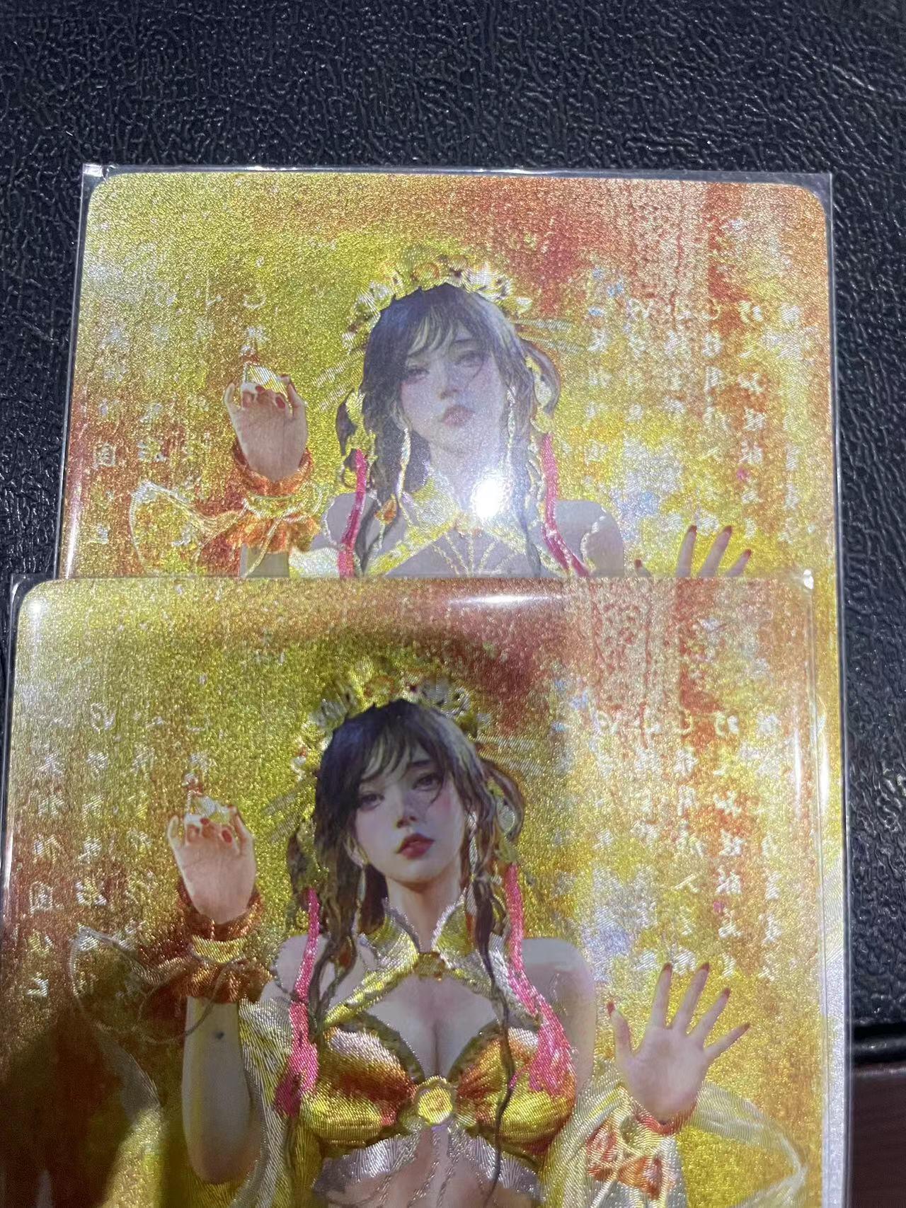 寸草不生拍卖会 第十三期 （ 持续收拍中） 燎原卡牌 ST-Brush 老师 刷子老师作品 幻彩折光双服饰-冯小怜