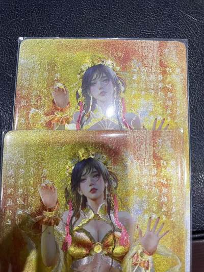 寸草不生拍卖会 第十三期 （ 持续收拍中） - 燎原卡牌 ST-Brush 老师 刷子老师作品 幻彩折光双服饰-冯小怜