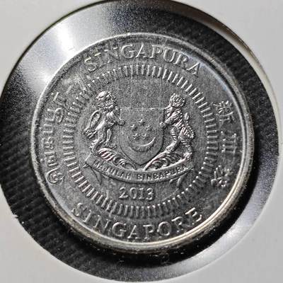 KK钱币收藏小铺  第365场  2月预留时间 周末发货 -  新加坡50分