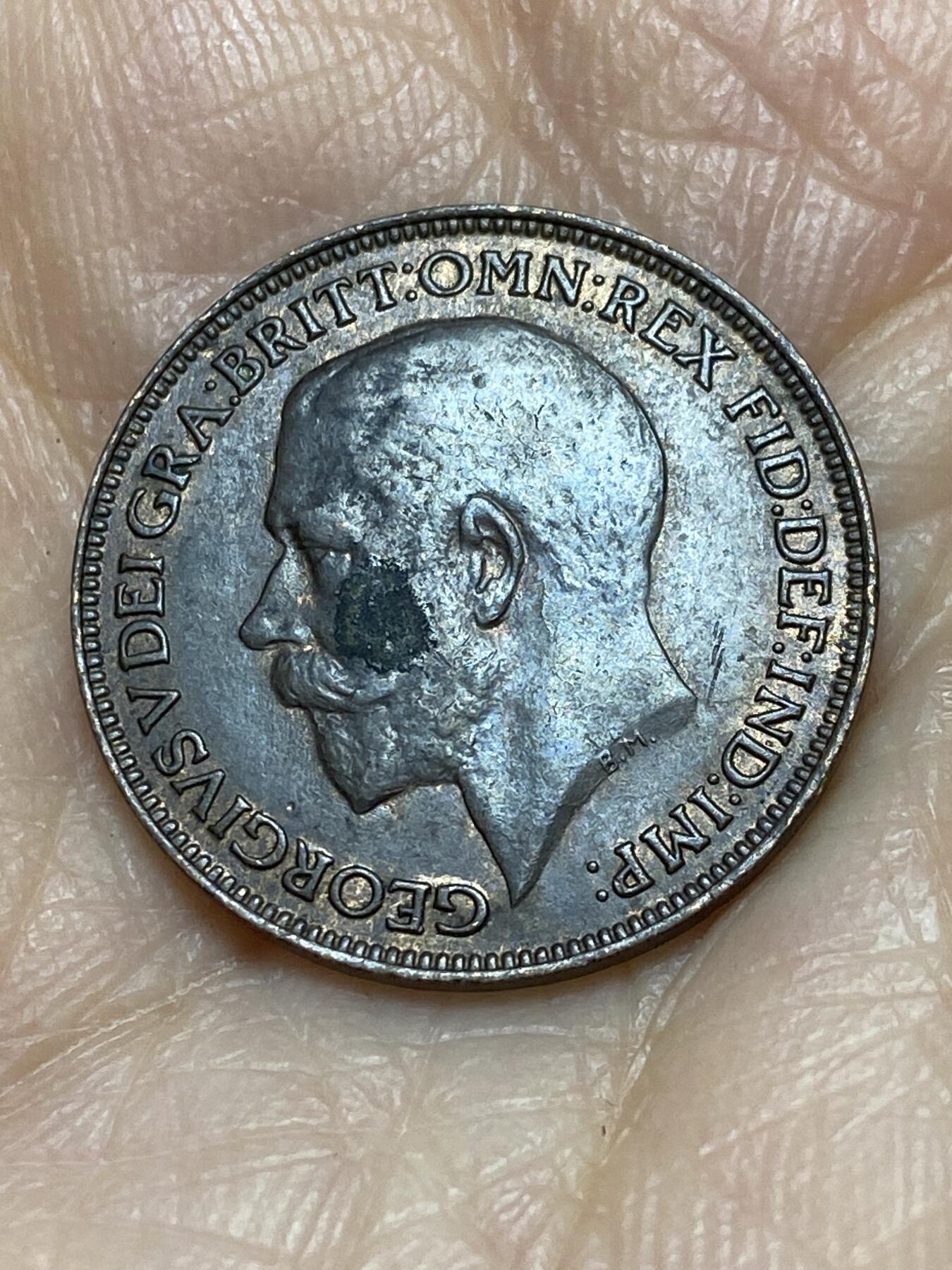 2025年第一百二十四场(总第一百五十场）外国好品散币(免佣金) 英国🇬🇧1924年1法新(乔治五世第二版)