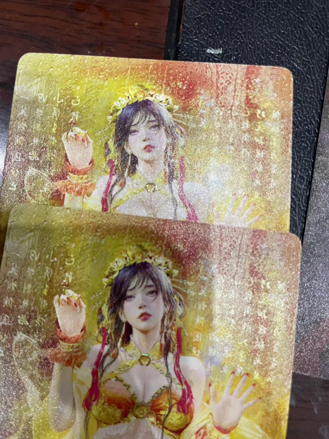 寸草不生拍卖会 第十三期 （ 持续收拍中） 燎原卡牌 ST-Brush 老师 刷子老师作品 幻彩双服饰 -冯小怜