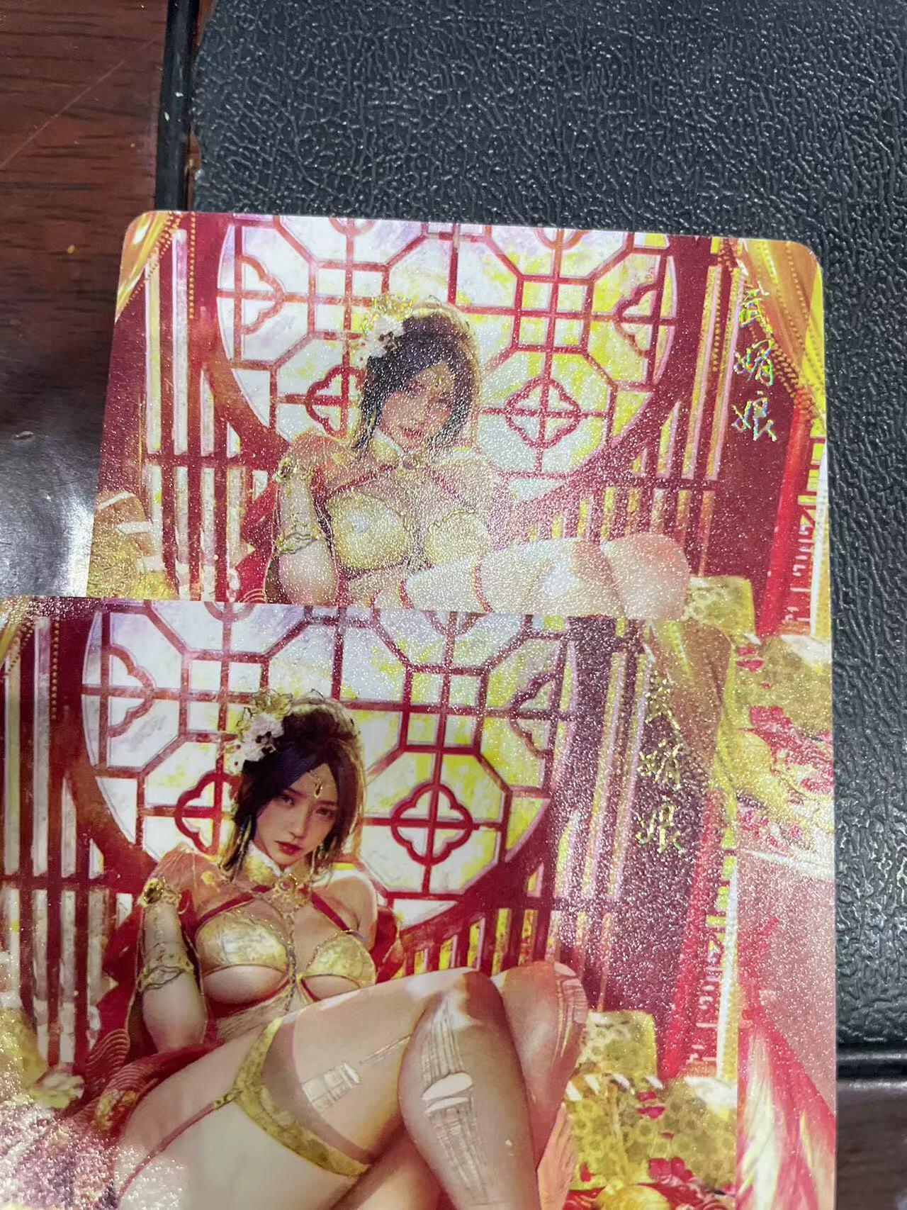 寸草不生拍卖会 第十三期 （ 持续收拍中） 燎原卡牌 ST-Brush 老师 刷子老师作品 幻彩双服饰 -武媚娘