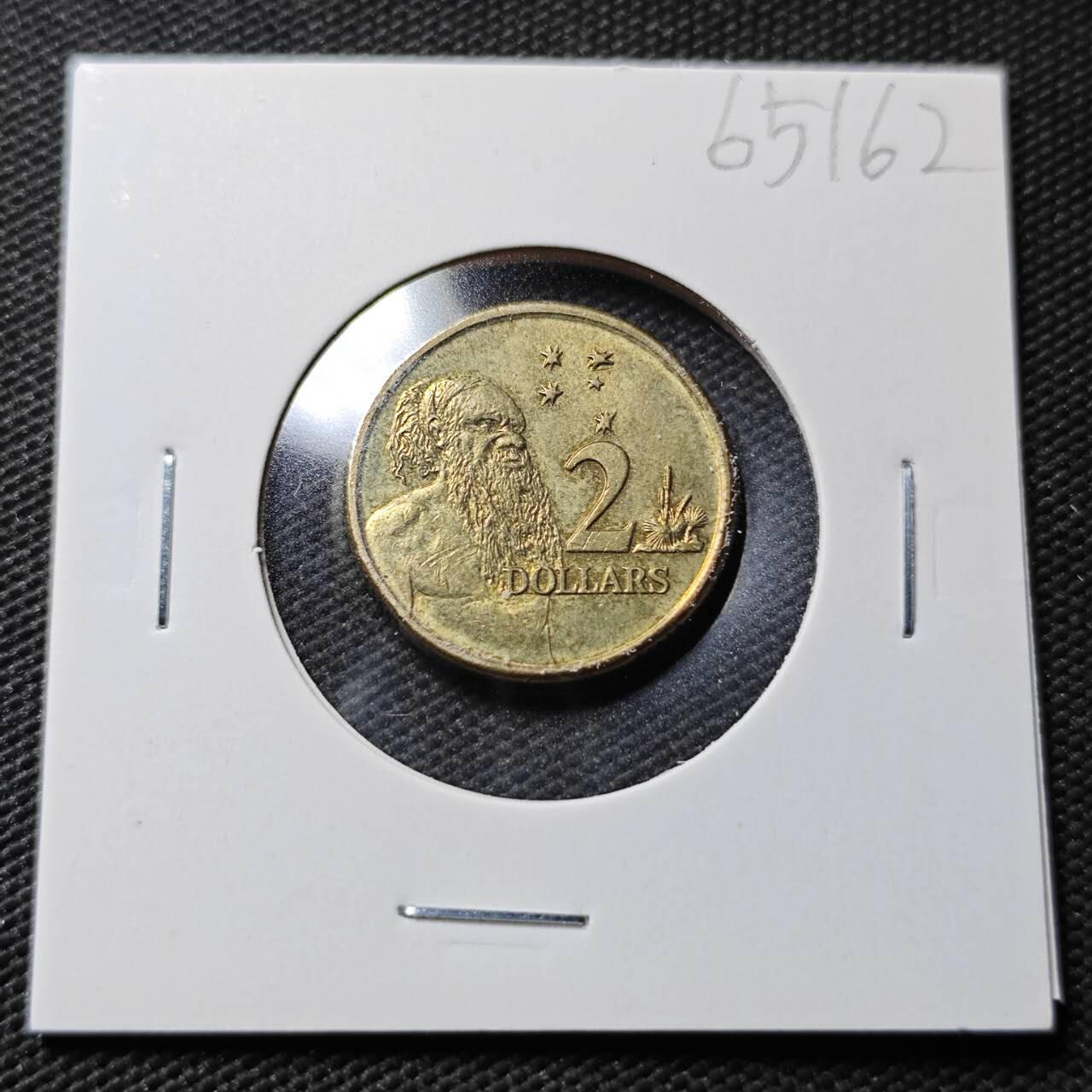 KK钱币收藏小铺  第365场  2月预留时间 周末发货  1997澳大利亚2元 好品