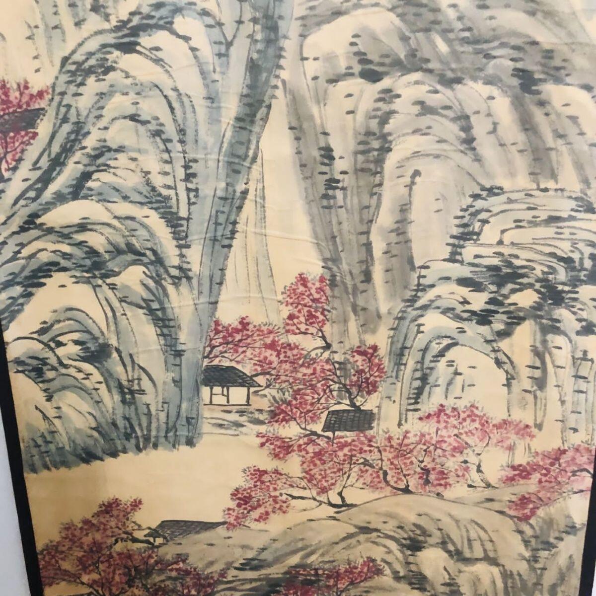 听雨轩（19）仿古装饰画专场  齐白石山水画 （仿古装饰画）