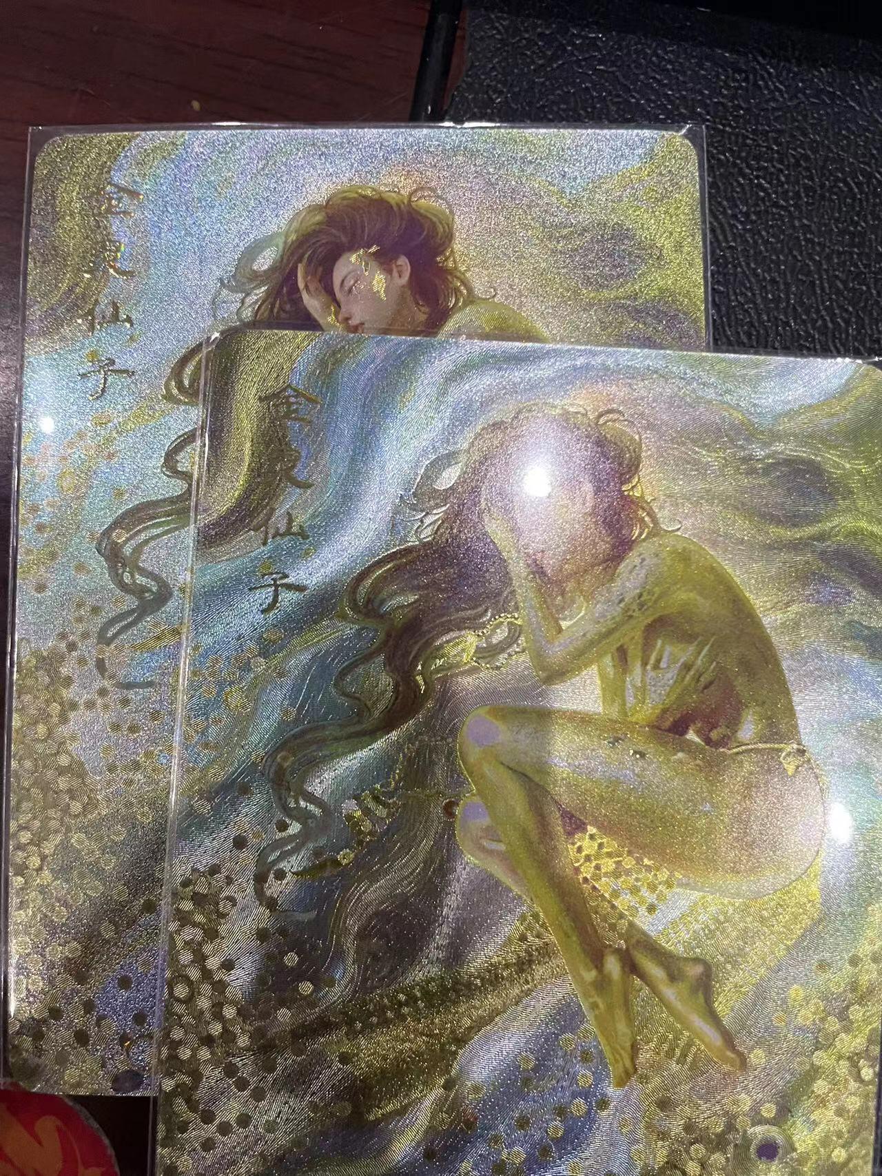 寸草不生拍卖会 第十三期 （ 持续收拍中） 燎原卡牌 ST-Brush 老师 刷子老师作品 幻彩折光双服饰-金灵仙子