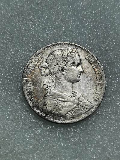 天下钱庄专场欢迎参拍 - 法兰克福少女1泰勒银币