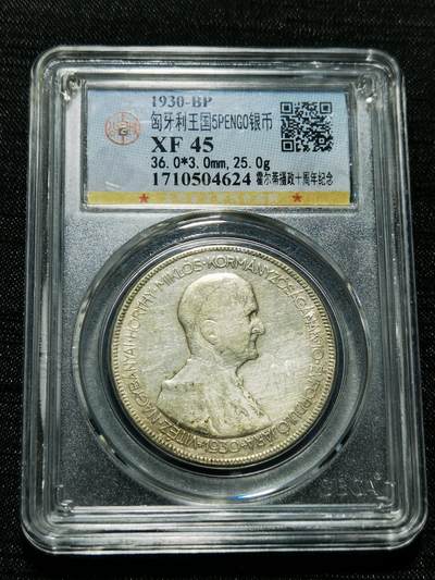 天下钱庄专场欢迎参拍 - 匈牙利双天使银币