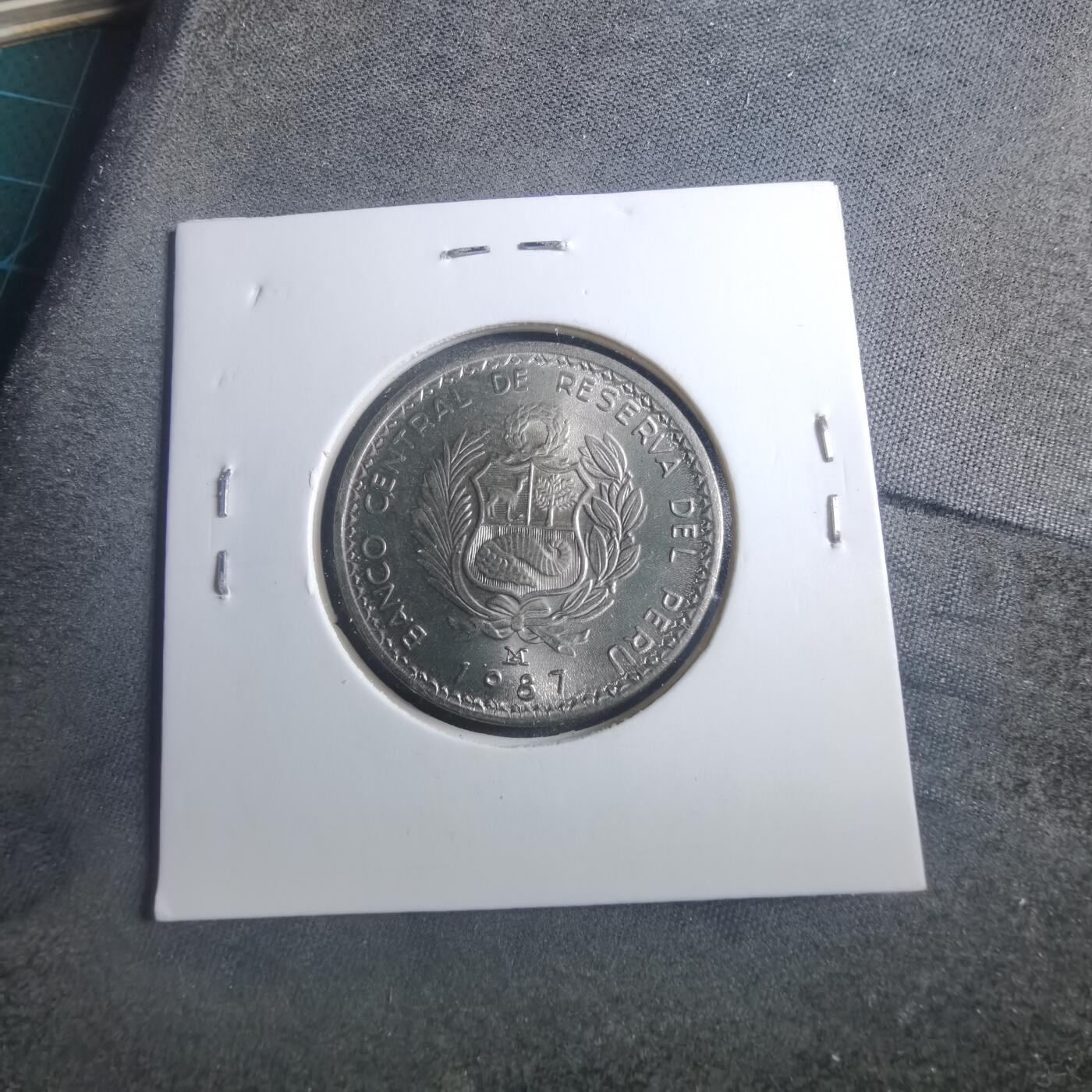 沼泽如烟--第893场 秘鲁1987年5印蒂