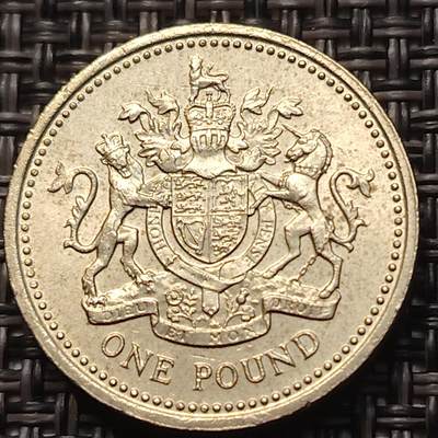 布加迪🐬～世界钱币(上海)🌾第 258 期 /  各国套币和散币 - 英国🇬🇧 1983年 1镑 好品相