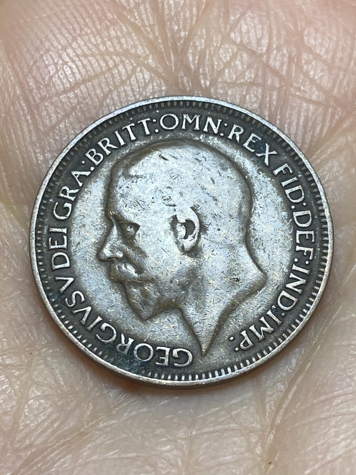 2025年第一百二十四场(总第一百五十场）外国好品散币(免佣金) 英国🇬🇧1927年1法新(乔治五世第三版)