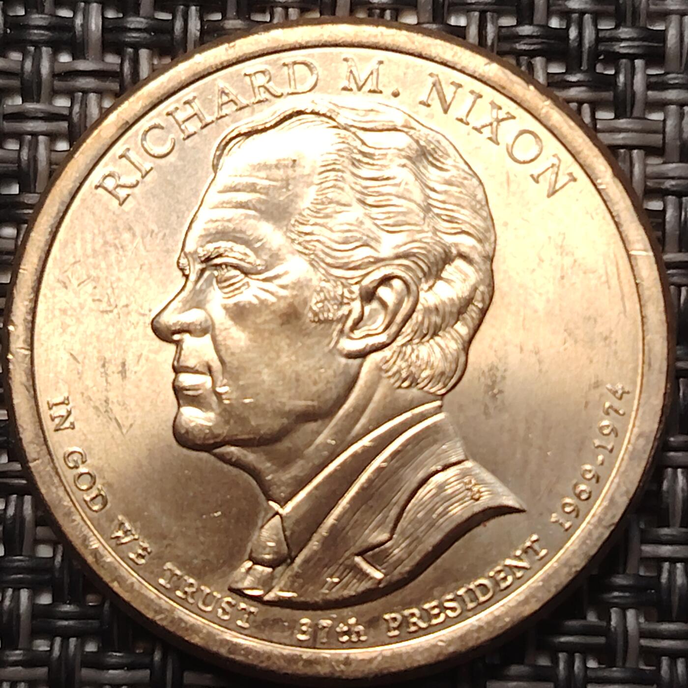 布加迪🐬～世界钱币(上海)🌾第 258 期 /  各国套币和散币 美国🇺🇸总统币 第37任 理查德·M·尼克松(1969-1974)