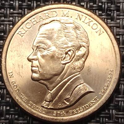 布加迪🐬～世界钱币(上海)🌾第 258 期 /  各国套币和散币 - 美国🇺🇸总统币 第37任 理查德·M·尼克松(1969-1974)
