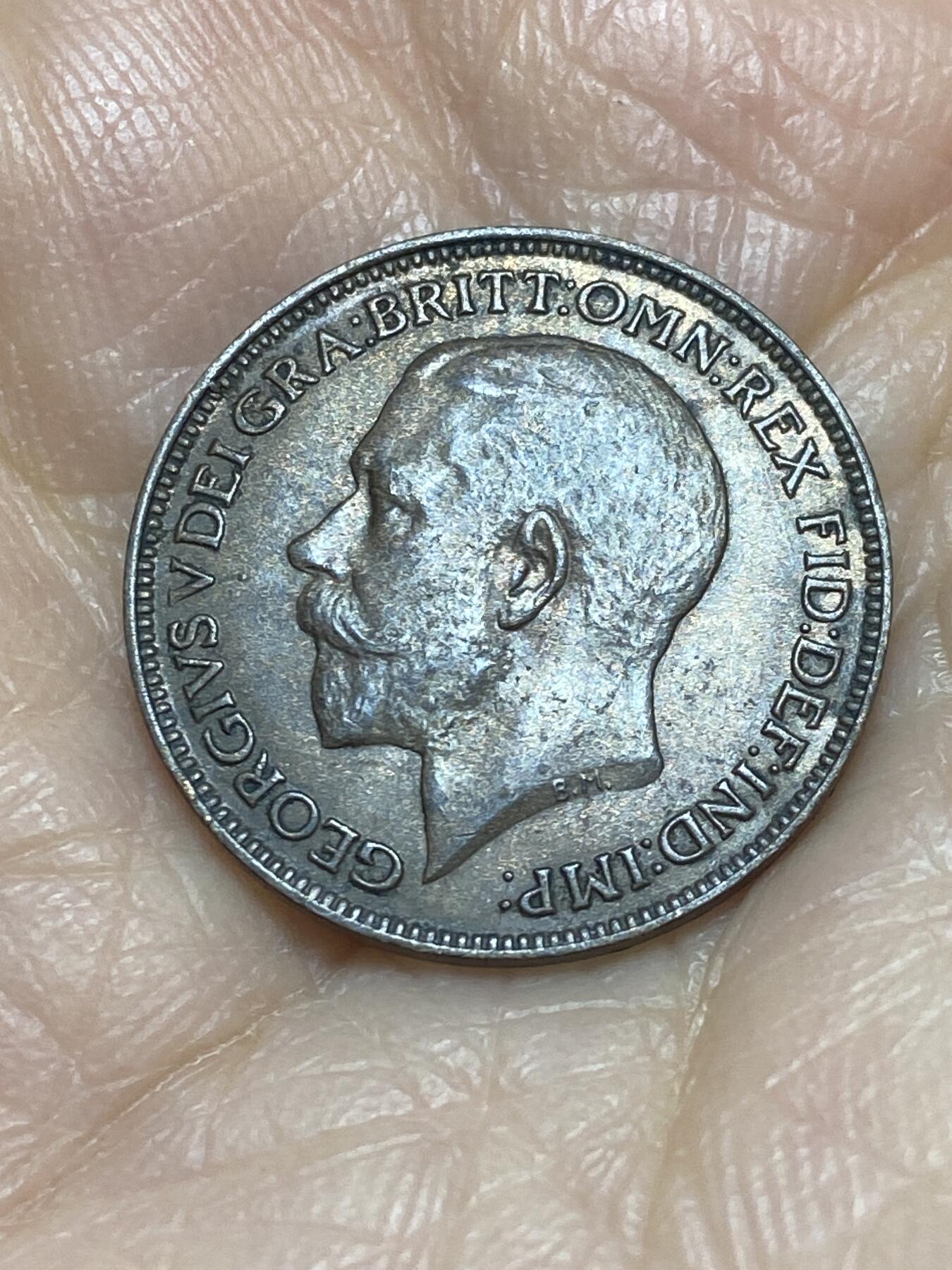 2025年第一百二十四场(总第一百五十场）外国好品散币(免佣金) 英国🇬🇧1924年1法新(乔治五世第二版)